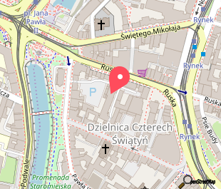 mapa lokalizacji Strefa Kultury Wrocław– Impart Centrum